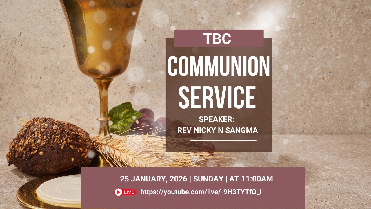 25.01.2026 | Communion Service | TBC