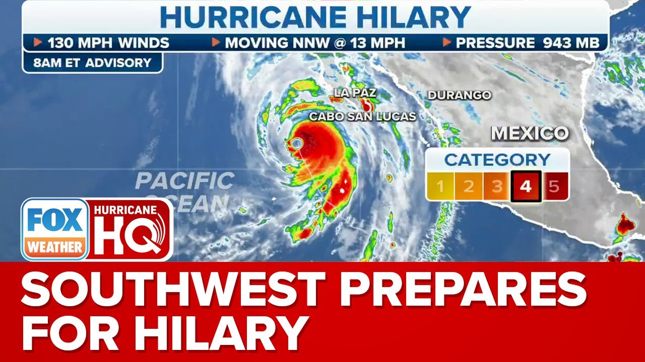 Hurricane Hilary: Catastrophic, Life-Threatening Flooding Likely In Southwest US Through Monday