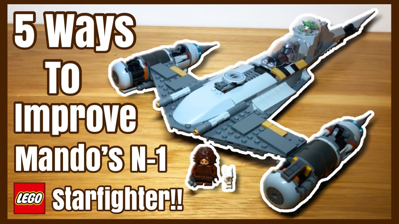 5 Ways To Improve the LEGO Mandalorians N-1 Starfighter!! (Set 75325)