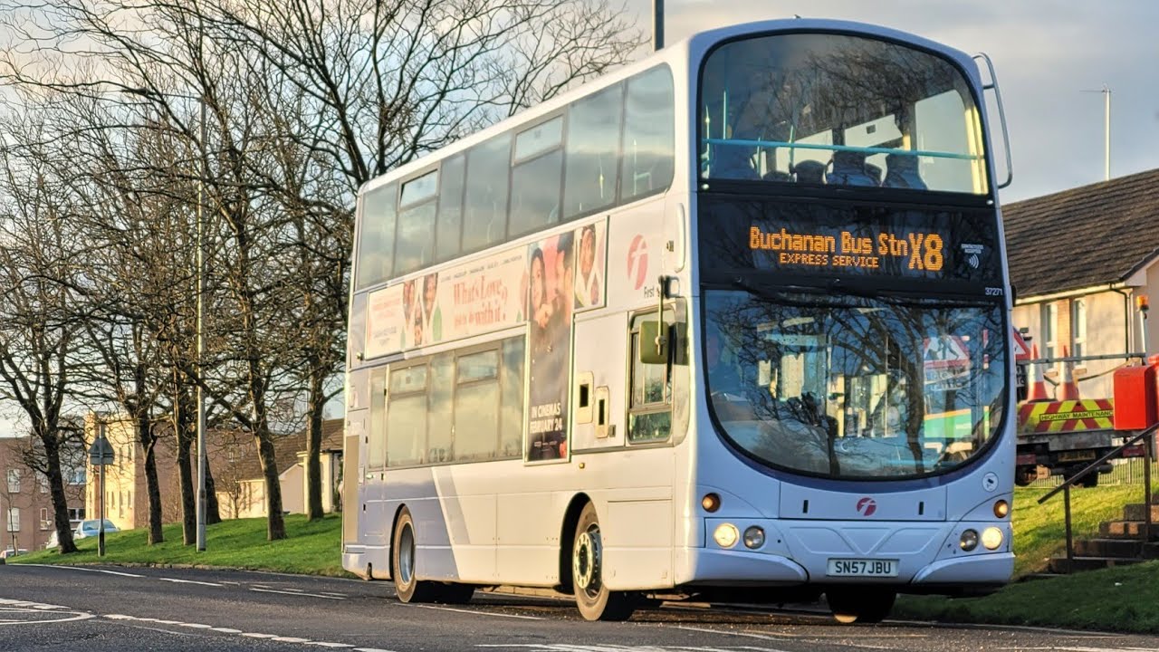 [HD WS] *THRASH* First Glasgow 37271 (SN57 JBU) On The X8