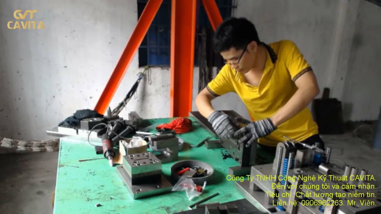 LẮP RÁP KHUÔN ĐẬP LIÊN HOÀN - KHUÔN DẬP - KHUÔN MẪU CAVITA
