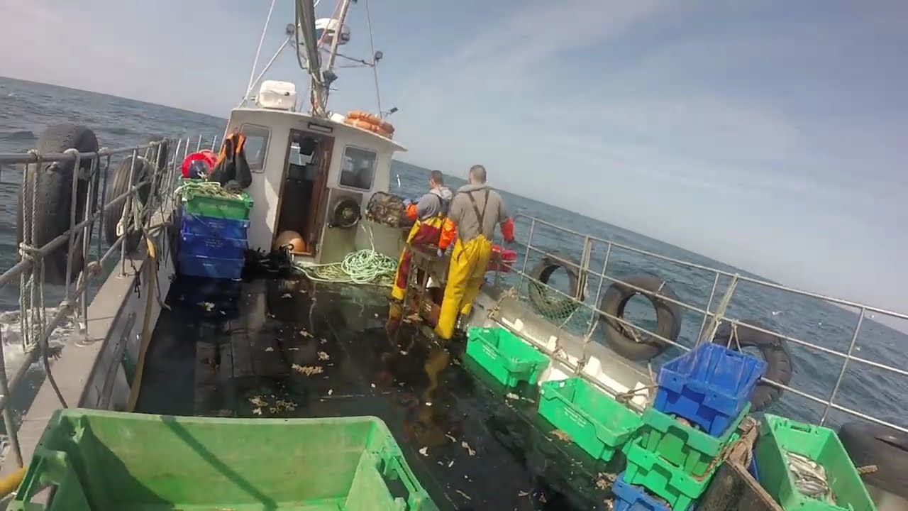 Fishing Brown Crab Malin Head Ireland