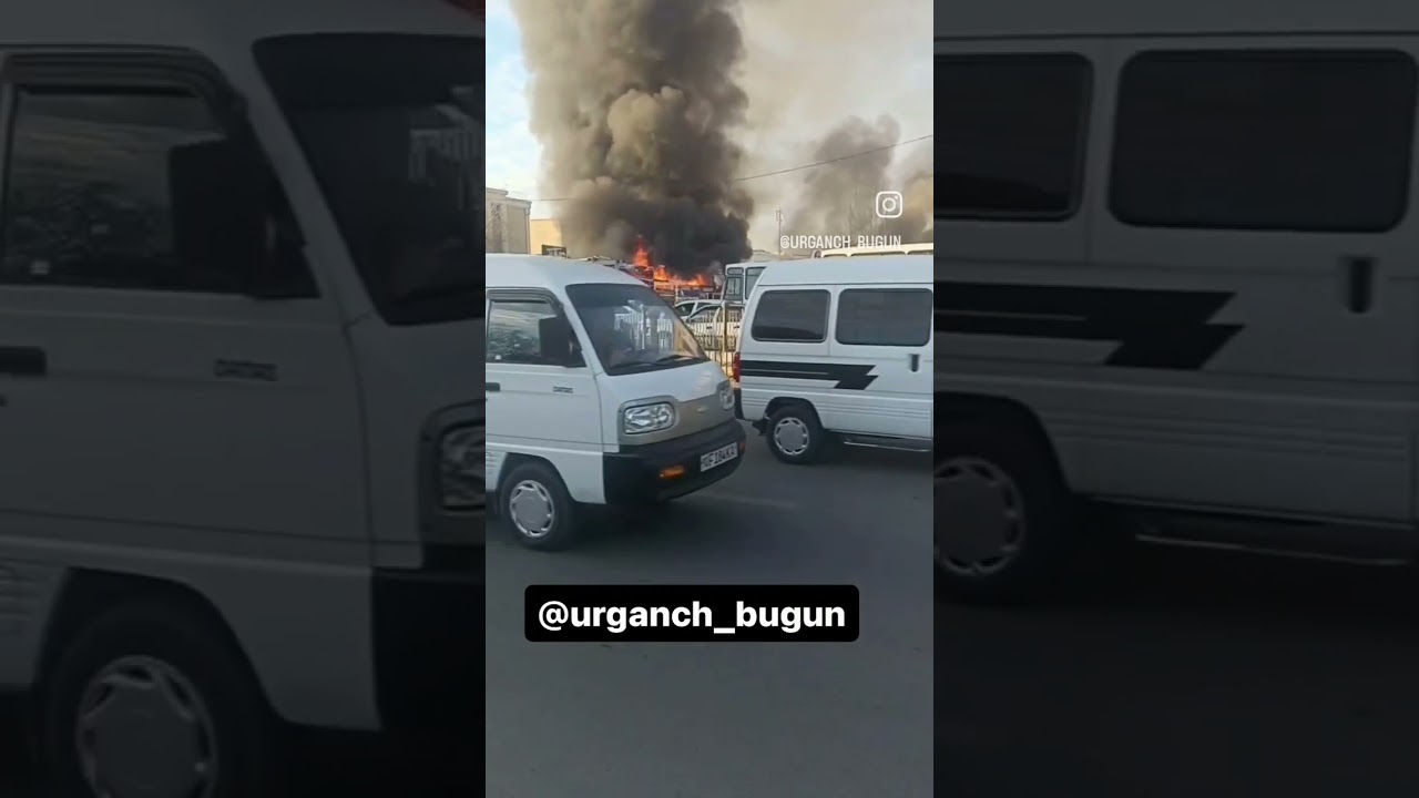 URGANCH DEHQON BOZORI YONĞIN CHIQDI BUGUN