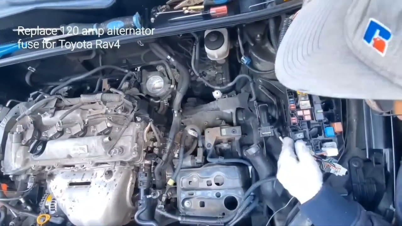Replace 120 amp alternator fuse for Toyota Rav4 (Part 1)