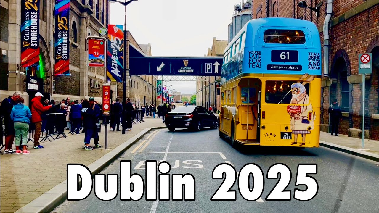 4k Dublin Ireland June 2025 | Terenure, Rathmines, Dublin city centre | Driving Downtown Dublin