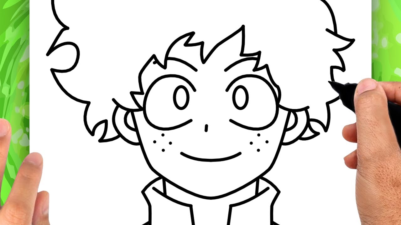 COMMENT DESSINER DEKU FACILEMENT | DESSIN DE DEKU FACILE