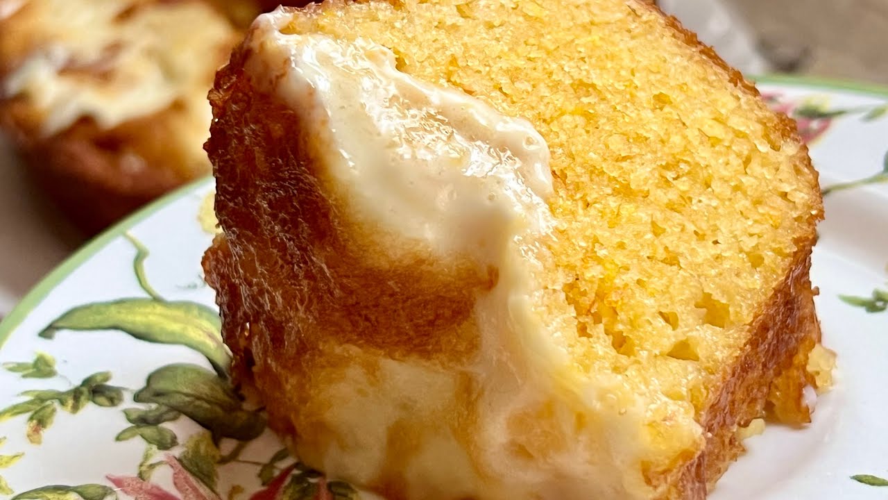 O VERDADEIRO BOLO CAIPIRA! SEM FARINHA DE TRIGO! ÚMIDO FOFINHO E GRANDE! FÁCIL E RÁPIDO