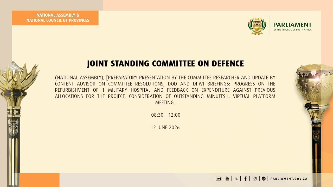 Joint Standing Committee on Defence, 12 June 2026