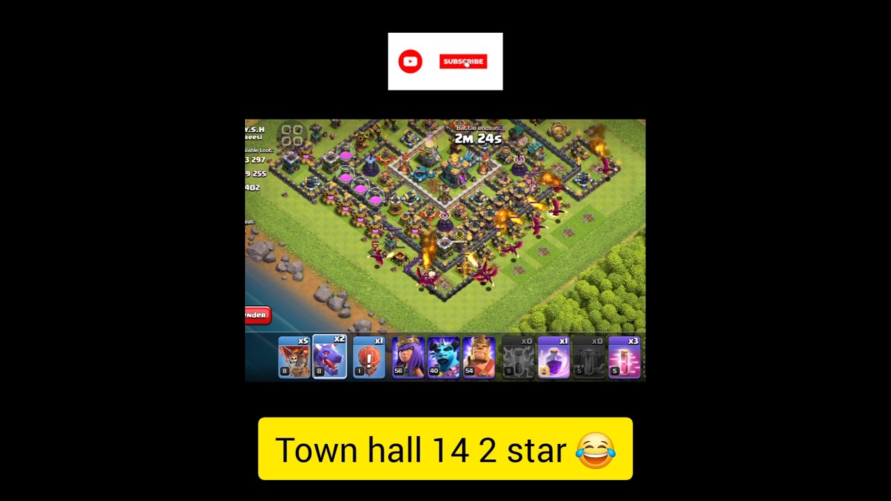 Town hall 14 Attacks #clashofclans #cocneweventattack