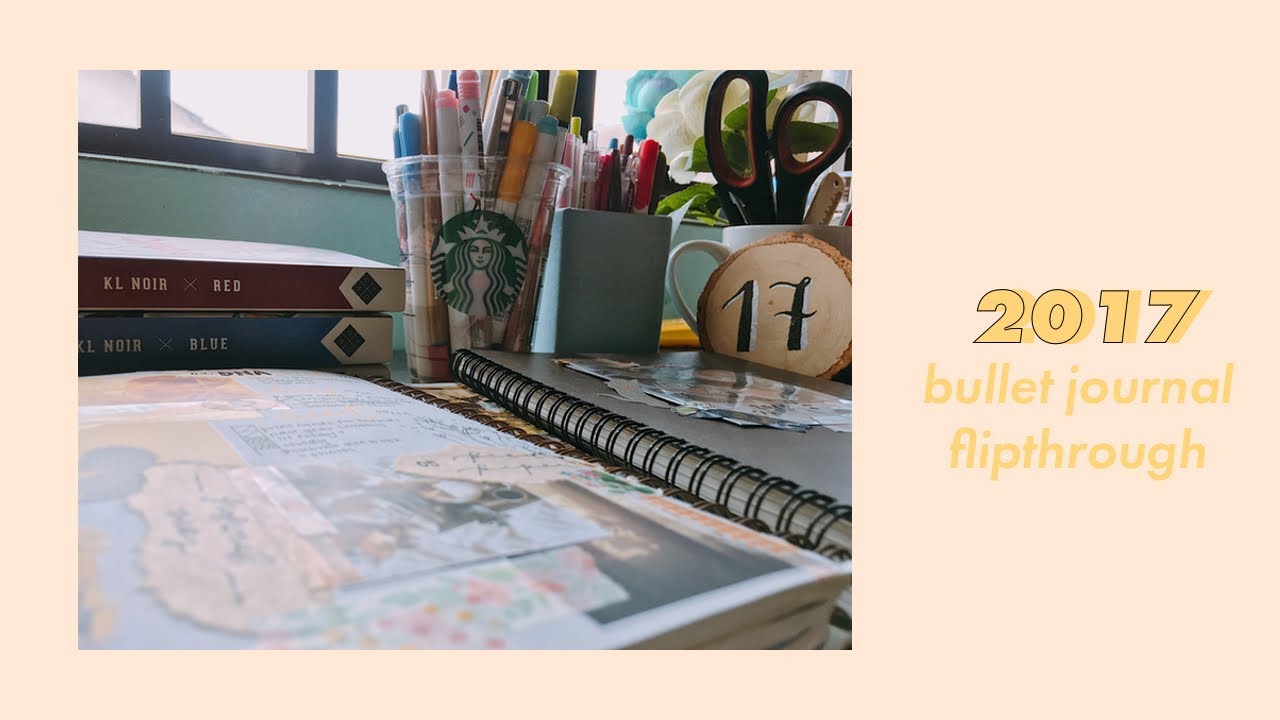 2017 bullet journal flipthrough