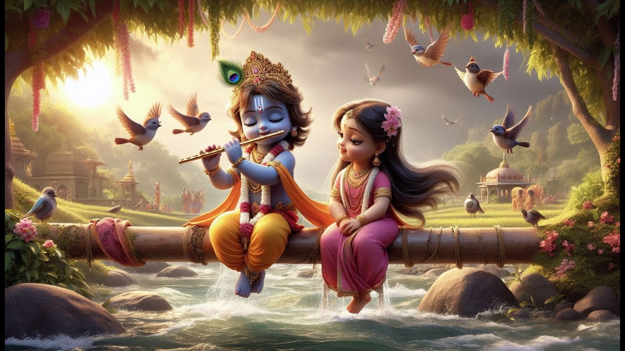 Shree Krishna Govind Hare Murari | Devotional Krishna Bhajan | Animated Krishna Song for Kids