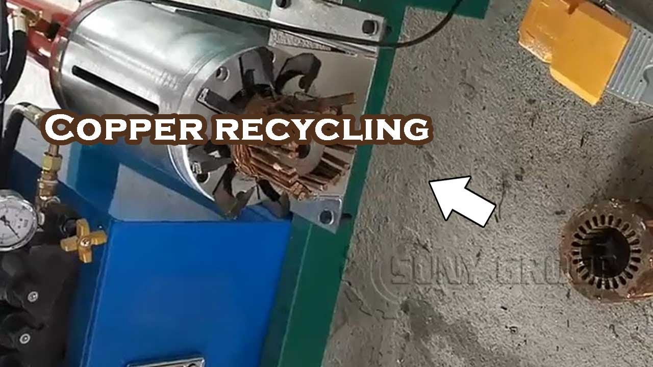 Suny Group-Best Electric Motor Scrap Processing Copper Motor Recycling Machine