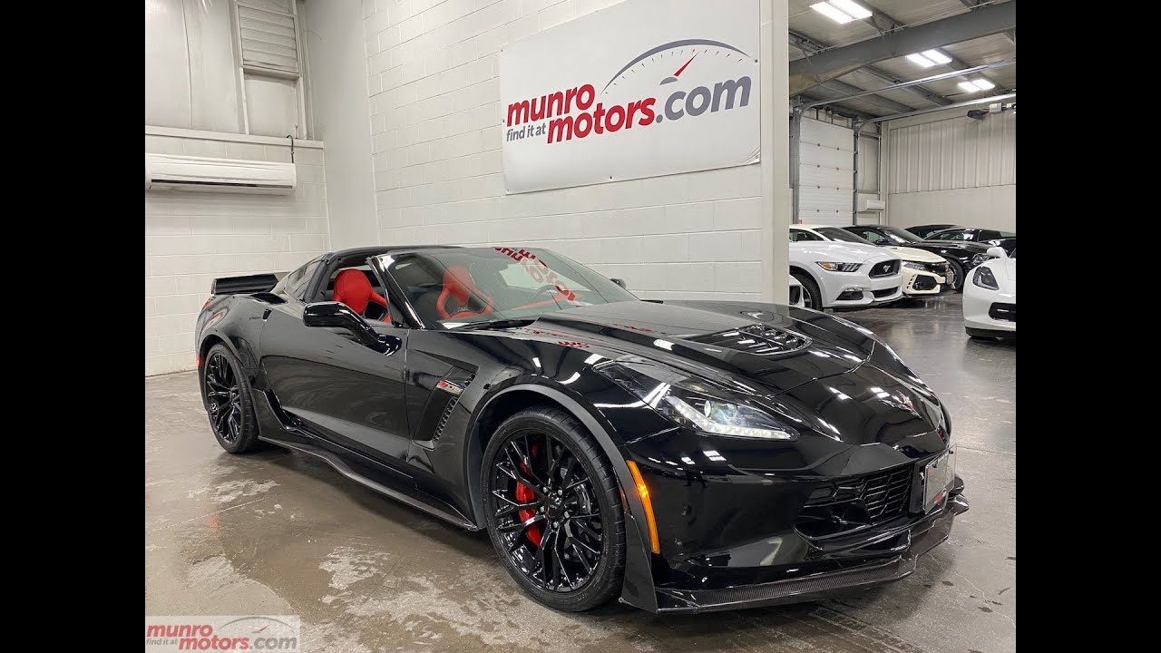 2017 SOLD SOLD SOLD Chevrolet  Corvette Z06 Z07 Glass Roof 3LZ 650HP just 32k kms! Munro Motors