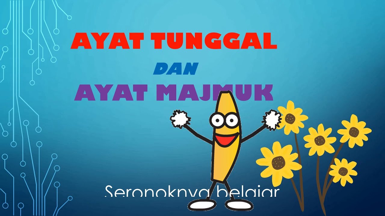 AYAT TUNGGAL DAN AYAT MAJMUK  Tahun 3