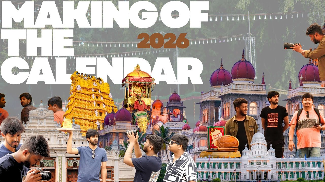 Presenting the making of Calendar 2026 | MYSURU | MYRVU