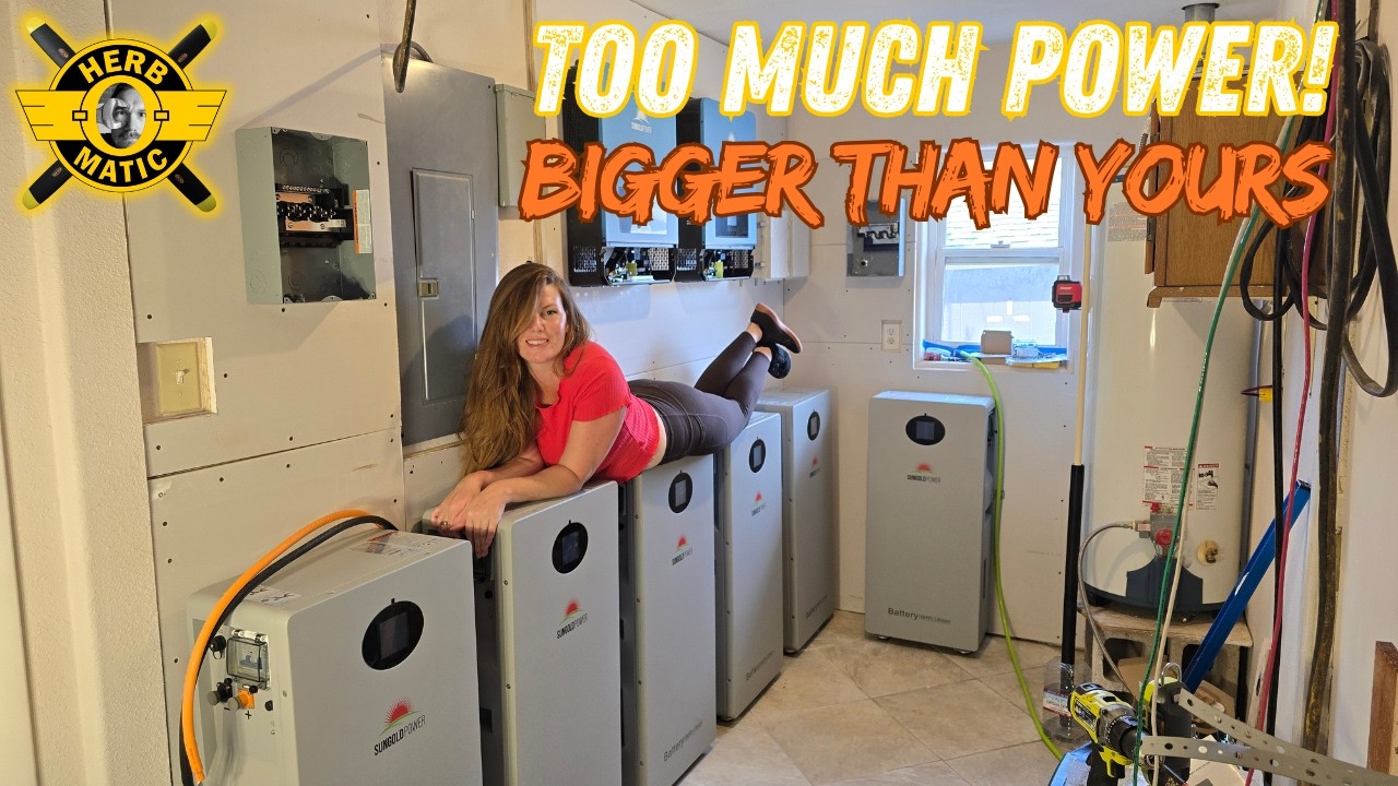 I'm Building a 100,000 Watt-Hour Monster | DIY 20kW Solar Step-by-Step  SUNGOLD Power (EP 1)