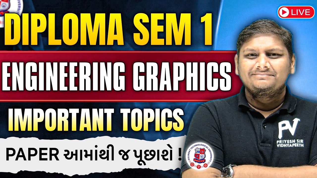 DIPLOMA SEM 1 🔥 ENGINEERING GRAPHICS 🔥 MIMP TOPICS 🔥 TARGET 9+ SPI 🔥 ARTIKSIR