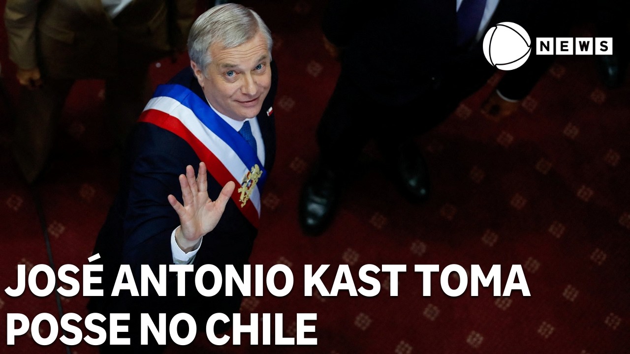 Jos&eacute; Antonio Kast toma posse no Chile