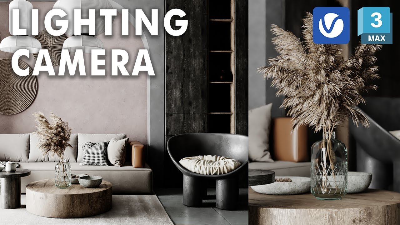 Realistic Interior Lighting in 3ds Max - Depth of Field