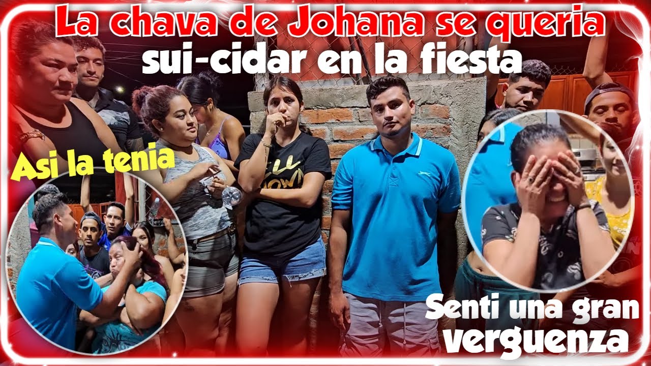 Johana y su mujer nos hicieron pasar bochornoso momento en la fiesta. Hay muchos testigos del show