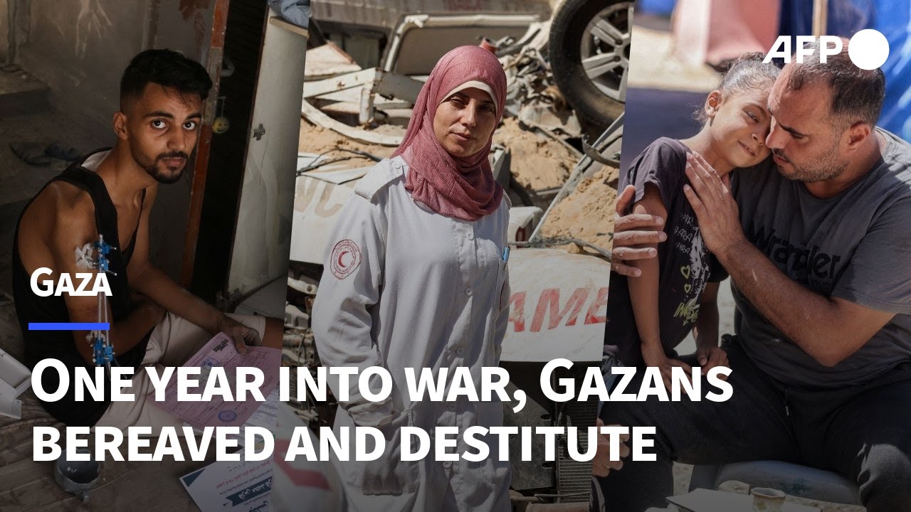 Bereaved and destitute: Gazans a year after 7 October | AFP