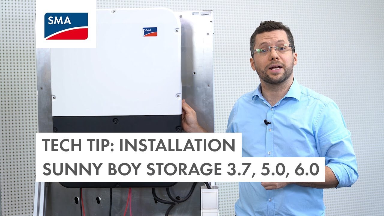 Технический совет: как установить Sunny Boy Storage 3.7, 5.0, 6.0?