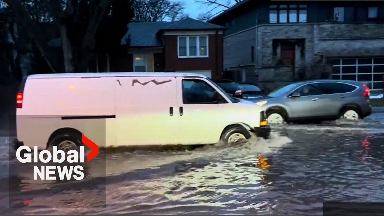 Toronto's low-lying areas at risk of flooding after heavy rains