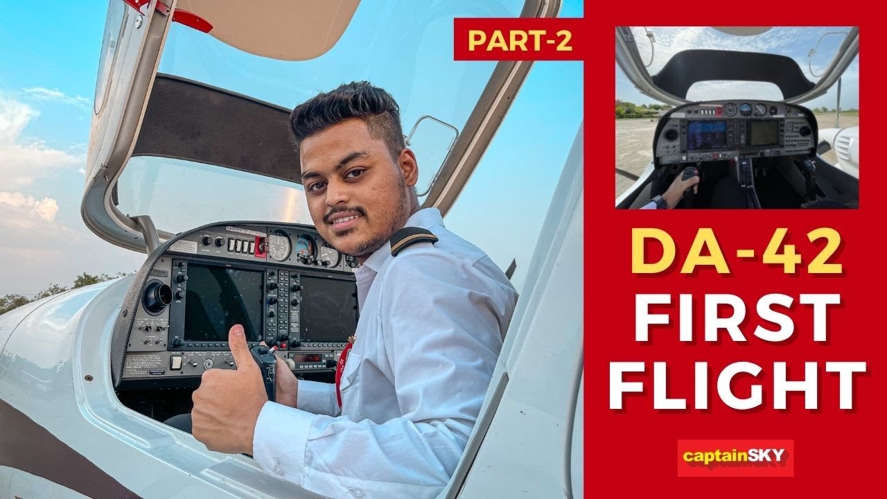 Flying DA-42 for the first time + campus sneak peak ft.@BoeingBoy| @chimesaviationacademy| Part-2
