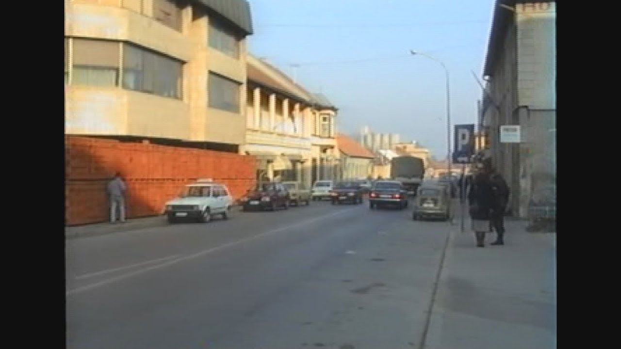 Ratna jesenska slika Podravske Slatine 1991. video vremeplov