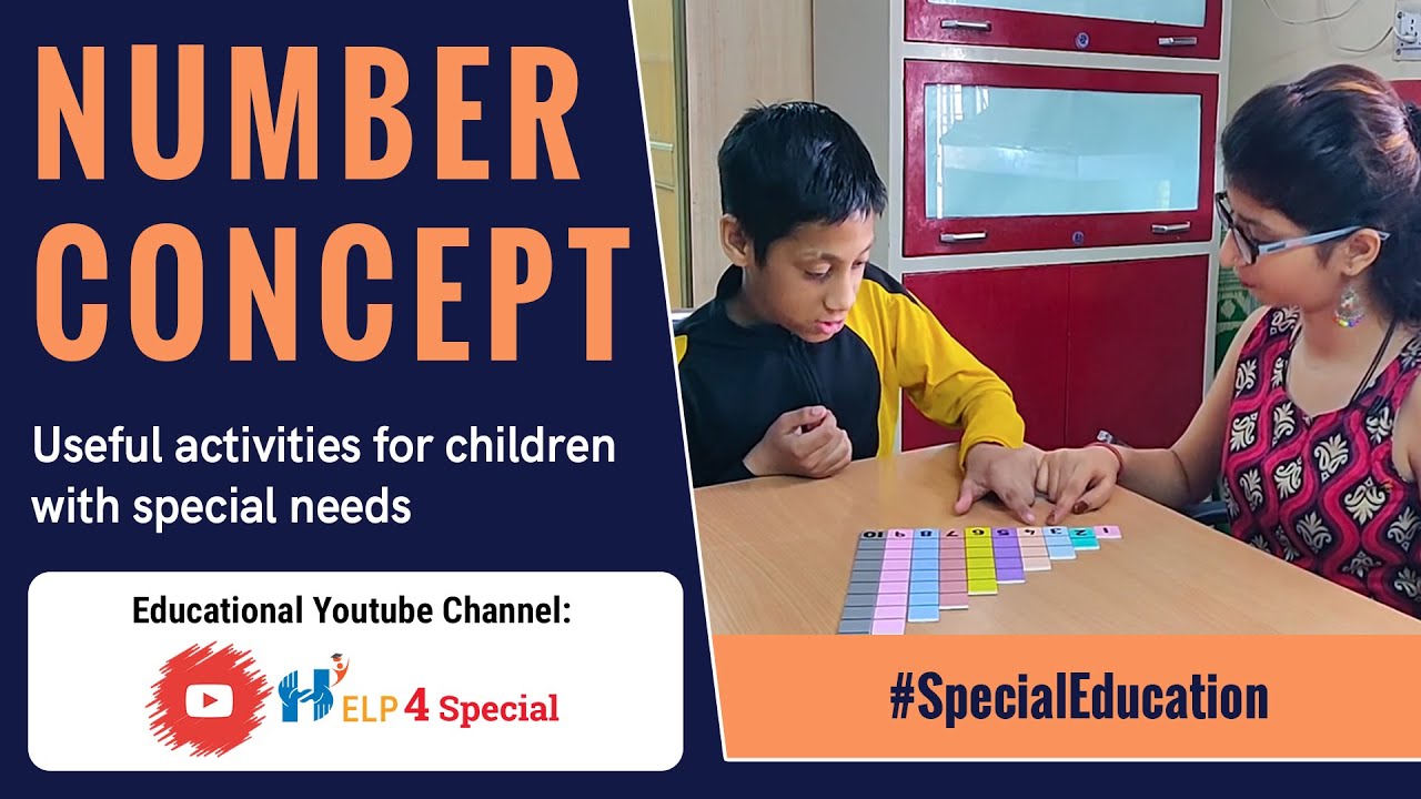 Number Concept Activities for Children | Special Education (@Help4Special )