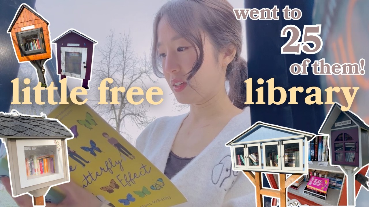 i went to 25 little free libraries and can't believe these books are free to take 😧