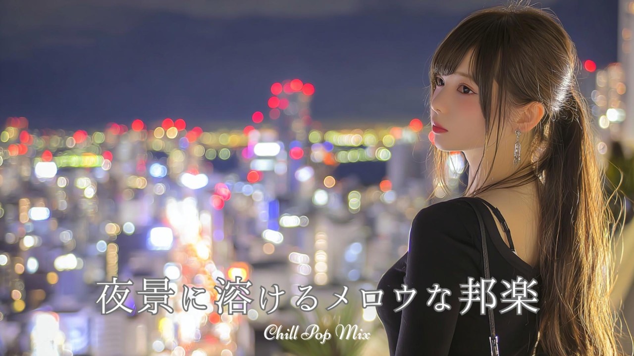 【邦楽 playlist】夜に聴きたい♪夜景に溶けるメロウなチルポップ｜女性ボーカル｜チルタイム／リラックス／ストレス解消／作業用BGM