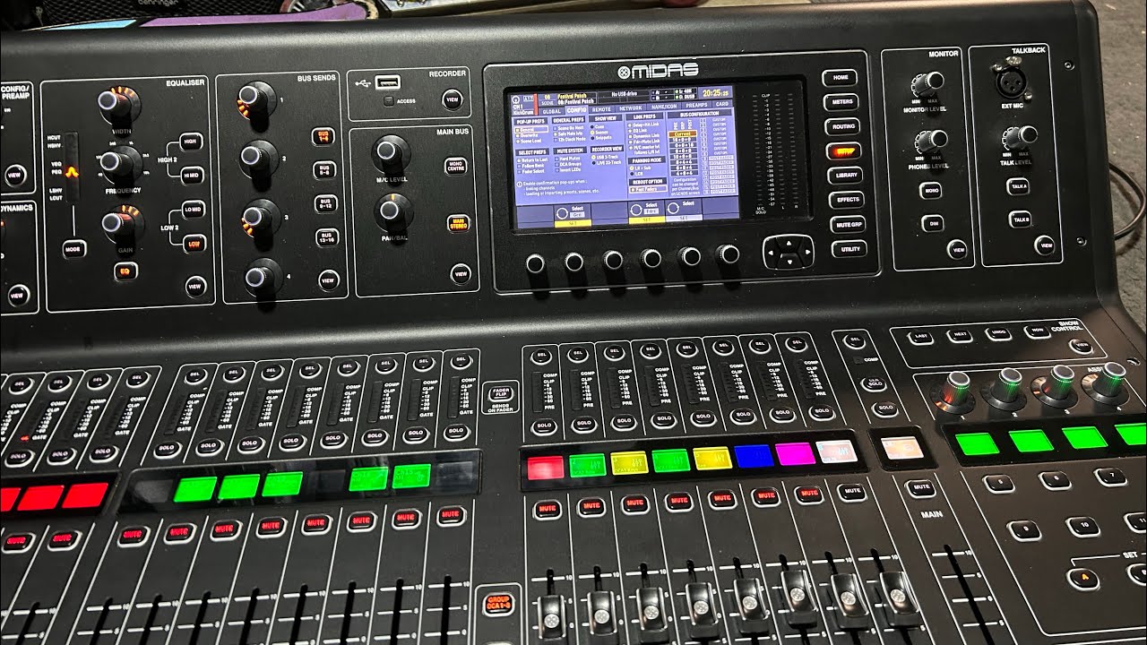 Midas M32 fader replacement and maintenance