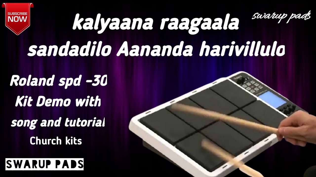 kalayana ragala sandhadilo /Roland spd 30/ Christian church kit
