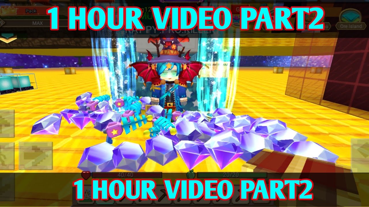 Top 10 Breaking Tiny Gold Bar House! in Skyblock BlockmanGo Minecraft 1 Hour Video Part 2