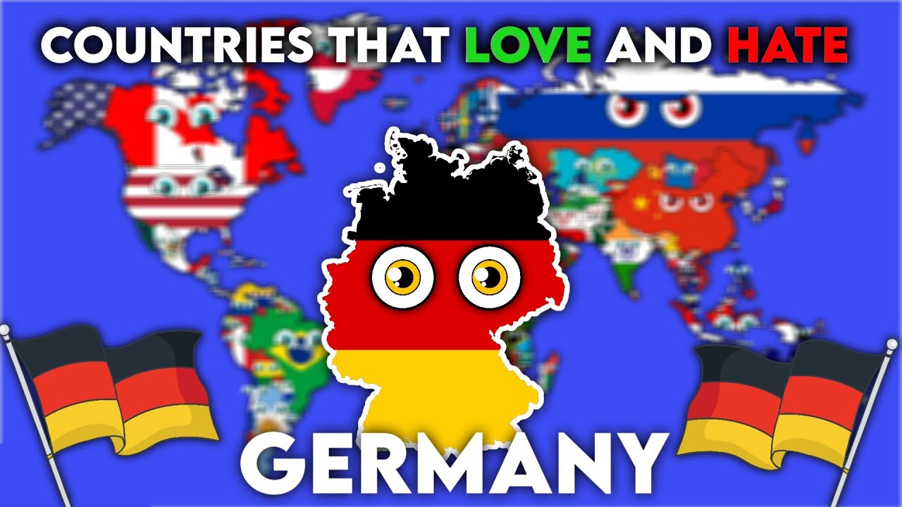 All Countries that love and hate Germany 🇩🇪
