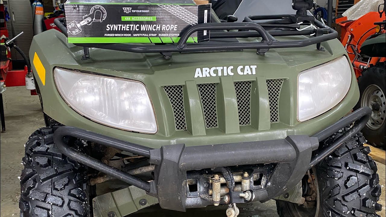 How To Install Synthetic Winch Rope on ATV Winch - Amazon Special