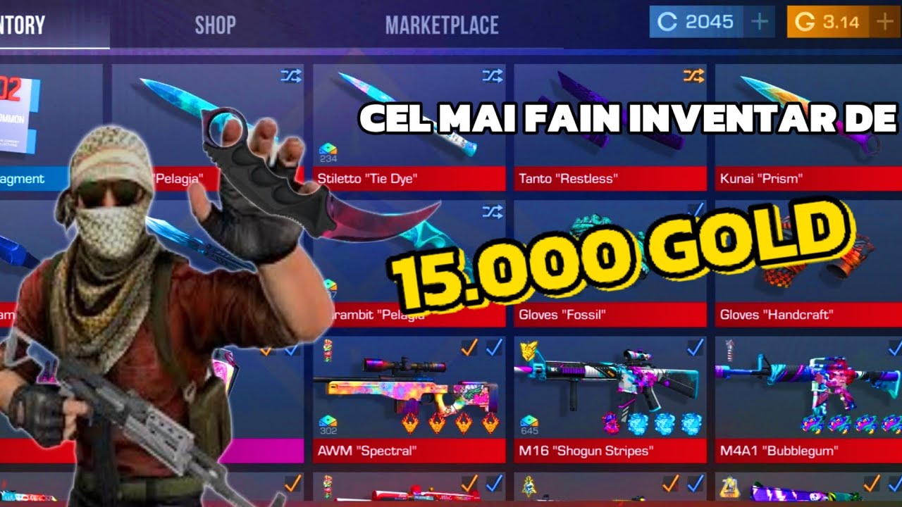 🇷🇴Cel mai TARE INVENTAR de 15k GOLD de pe STANDOFF2 👀 | INVENTARUL MEU de pe StandOff2 |