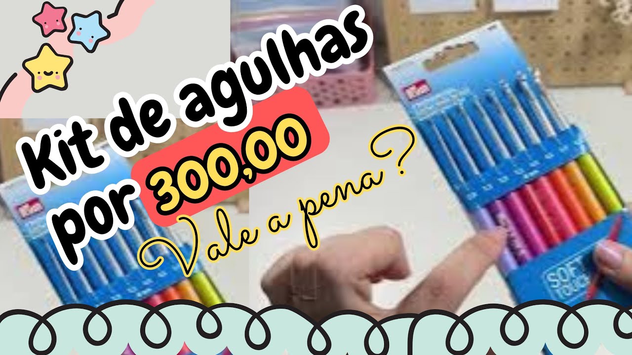 Kit agulha prym soft touch Agulha de croch&ecirc; / pedido devolvido  shopee /cupom super frete MCAIQ