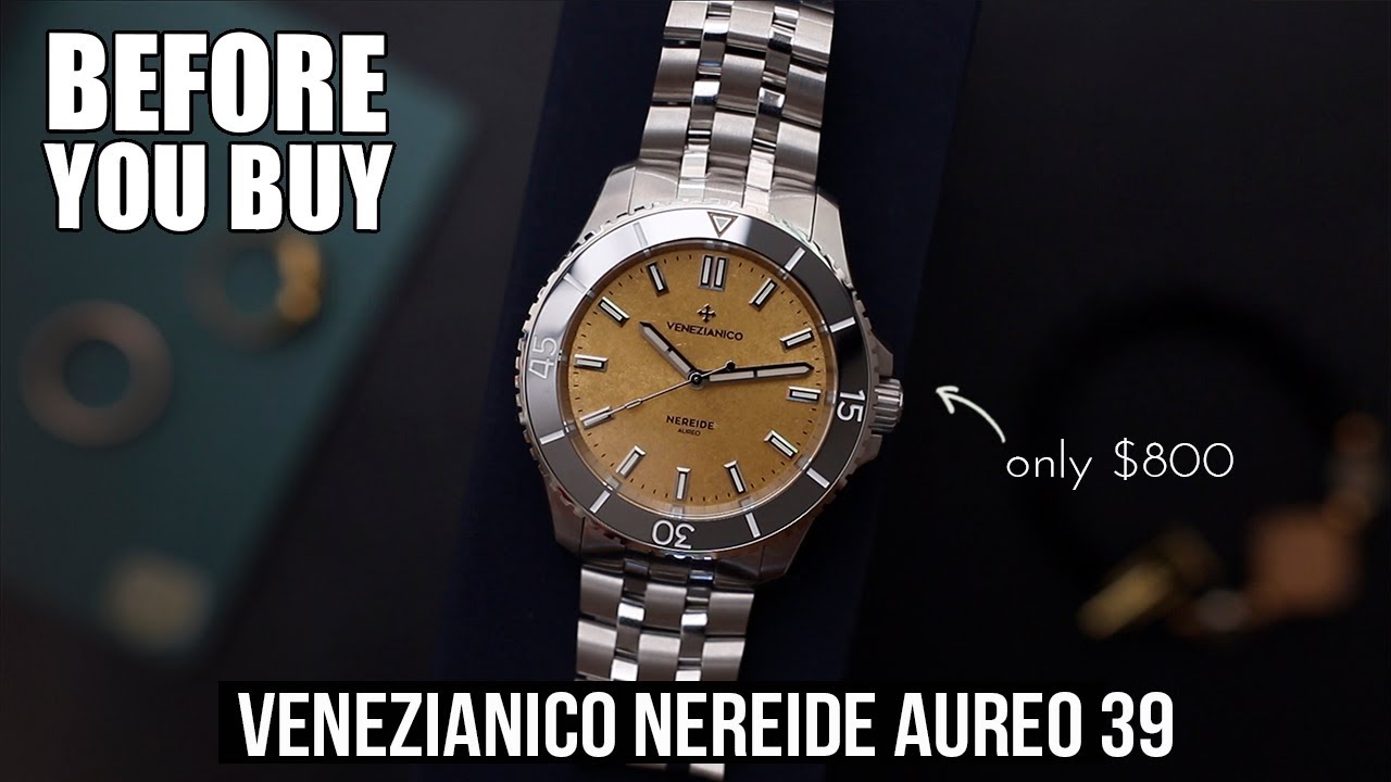 This GOLD DIAL Diver Looks Insane! | Venezianico Nereide Aureo 39 Review