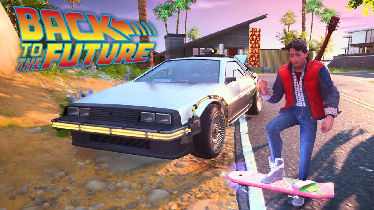 Marty McFly Can Take the DELOREAN Back to the Future in FORTNITE!