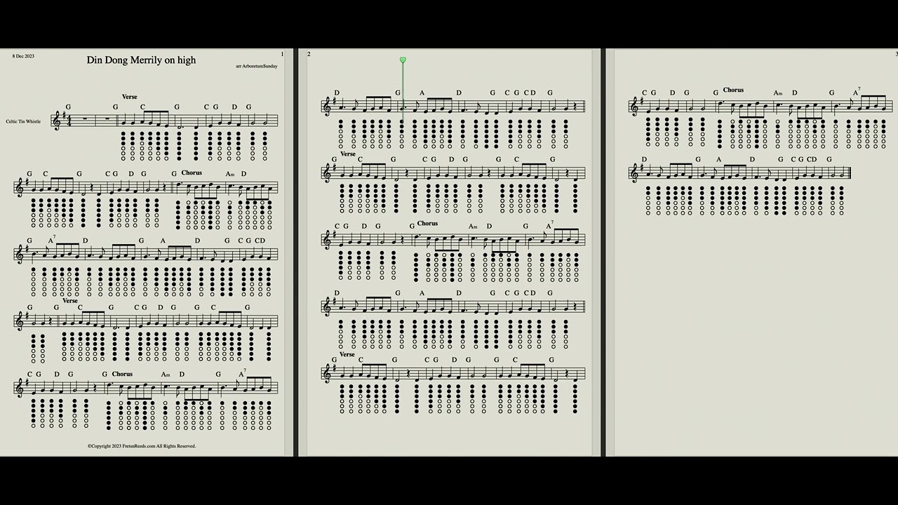 DingDongMerrilyOnHigh no melody DingDong Merrily on High  SheetMusicDirect & SheetMusicPlus - Links
