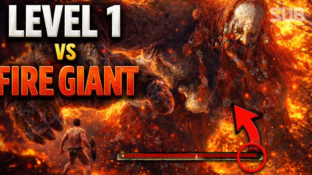 Como derrotar o Gigante de Fogo no Level 1 em Elden Ring