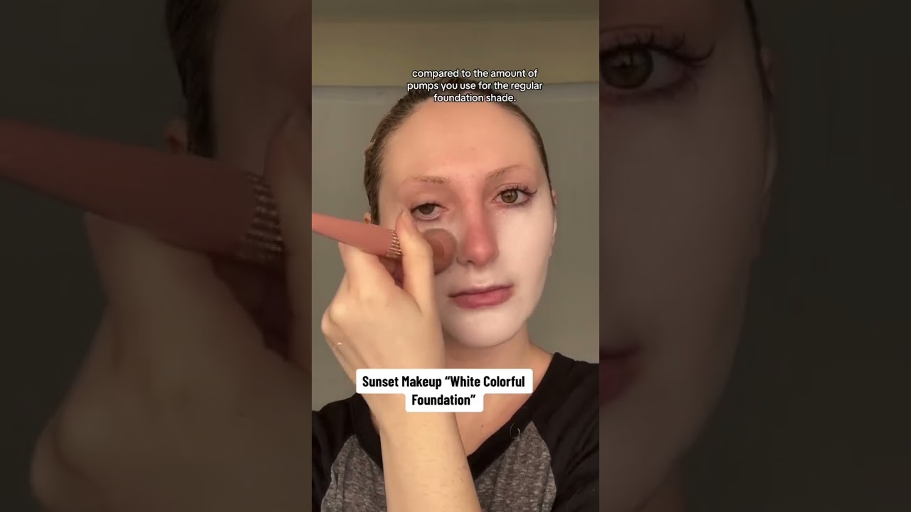 Light Coverage Goth Makeup White Foundation 🕸️