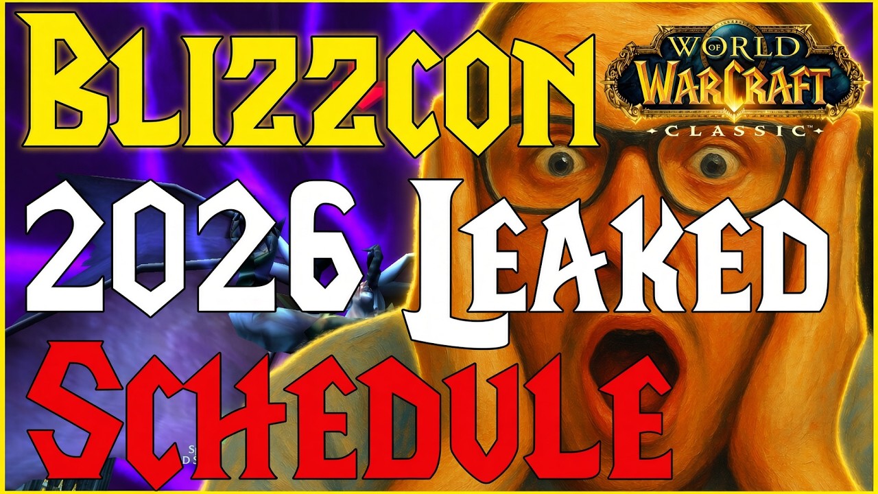 Утечка расписания BlizzCon 2026