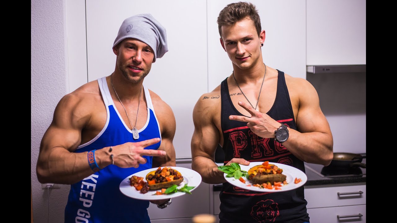 ProBroKitchen - S&uuml;sskartoffeln mit Bohnenf&uuml;llung