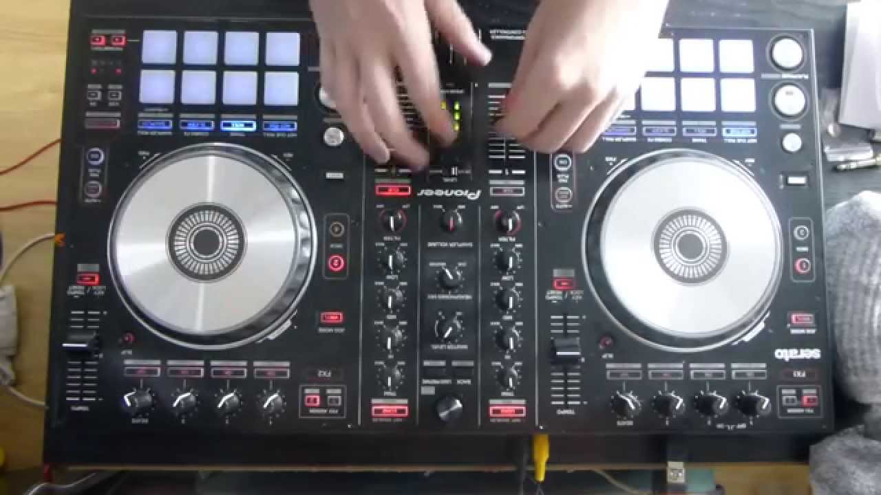 DDJ-SR EDM Mix (8 songs in 7 minutes)