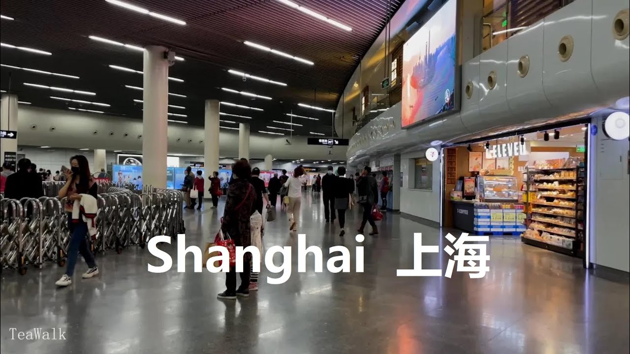 People's Square Station｜Walking Shanghai Tour  4K ｜shopping mall｜Raffles City