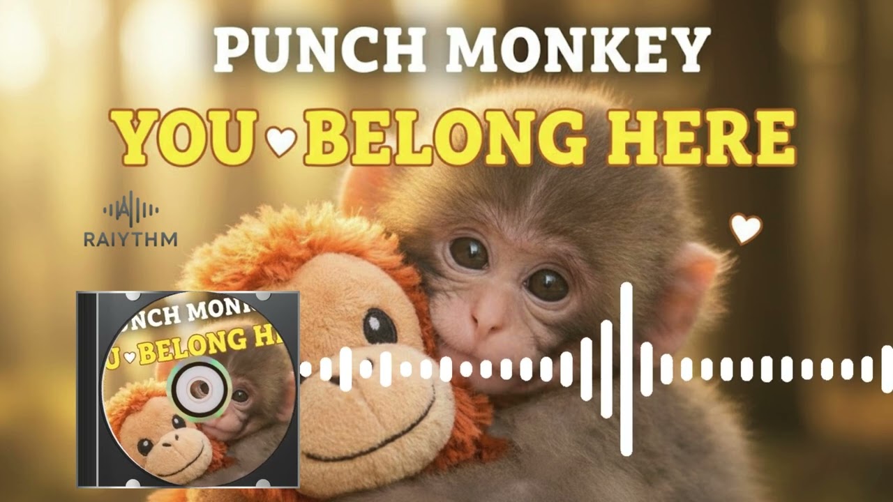 You Belong Here 🐵 | Emotional Hope Song Inspired by Punch Monkey Story