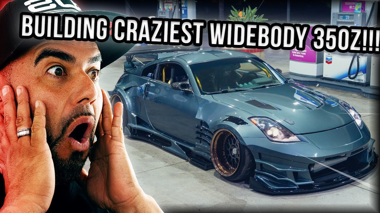 Строим самый безумный широкофюзеляжный Nissan 350z для выставки SEMA